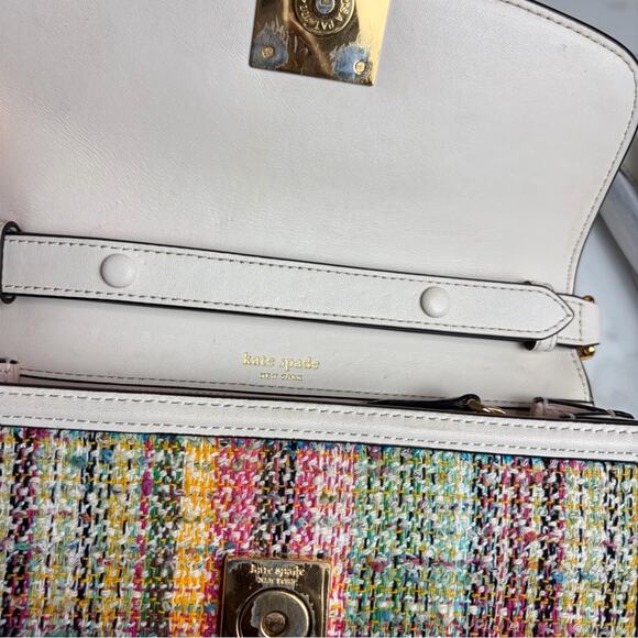 Kate Spade Dakota Tweed Small Crossbody purse - Picture 7 of 16